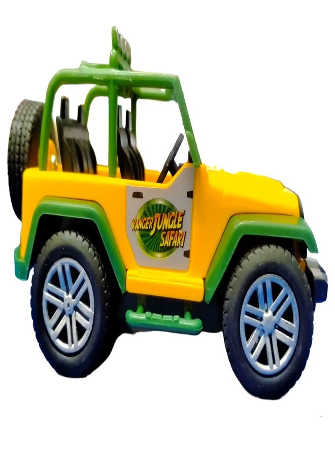Caught Trendy Realistic Interior Design Pull Back Action Mini Decorative Jeep Model Toy Car for Kids and Best Birthday Return Gift for Boys & Girls. - Image 4